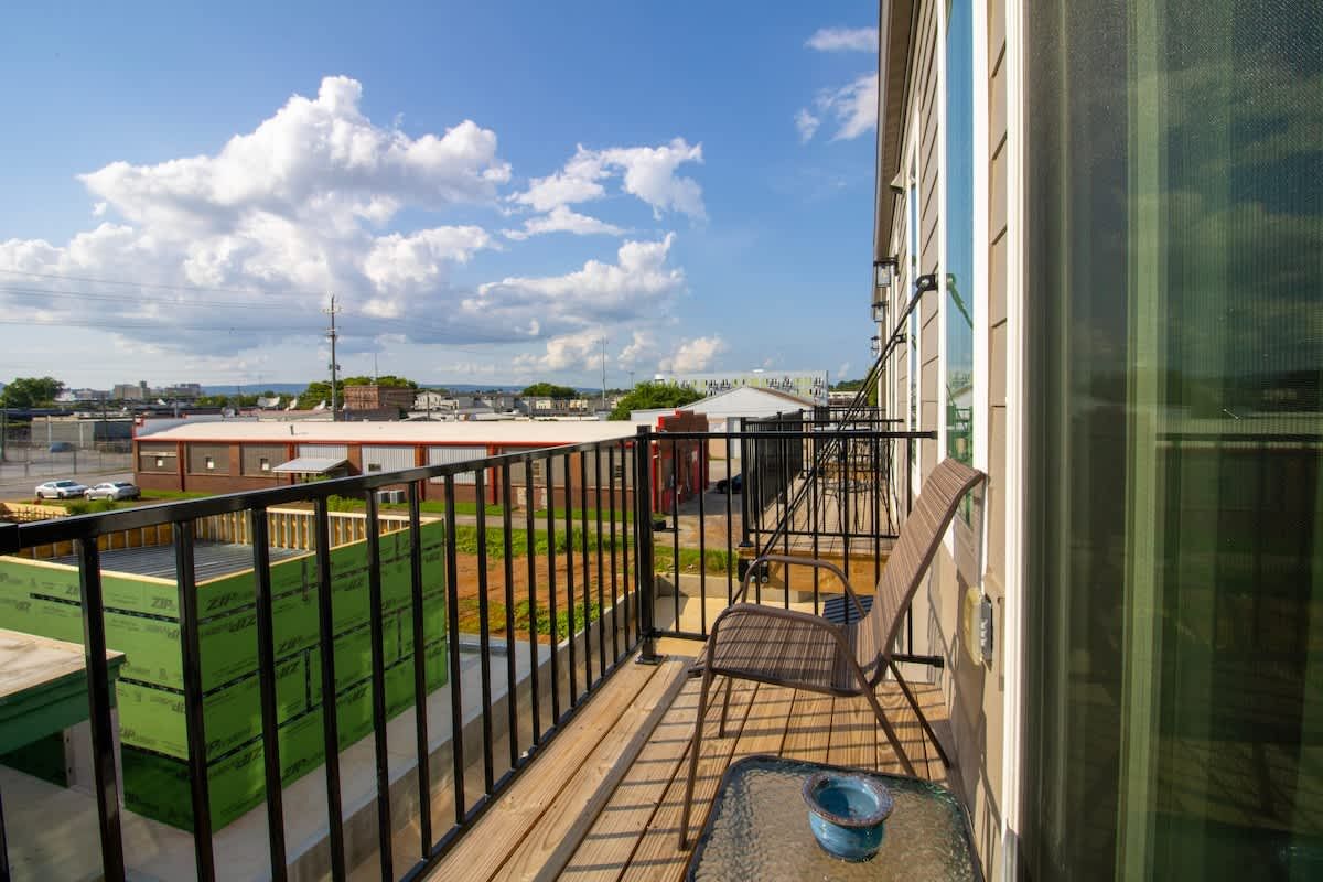 Balcony looking out over the Southside